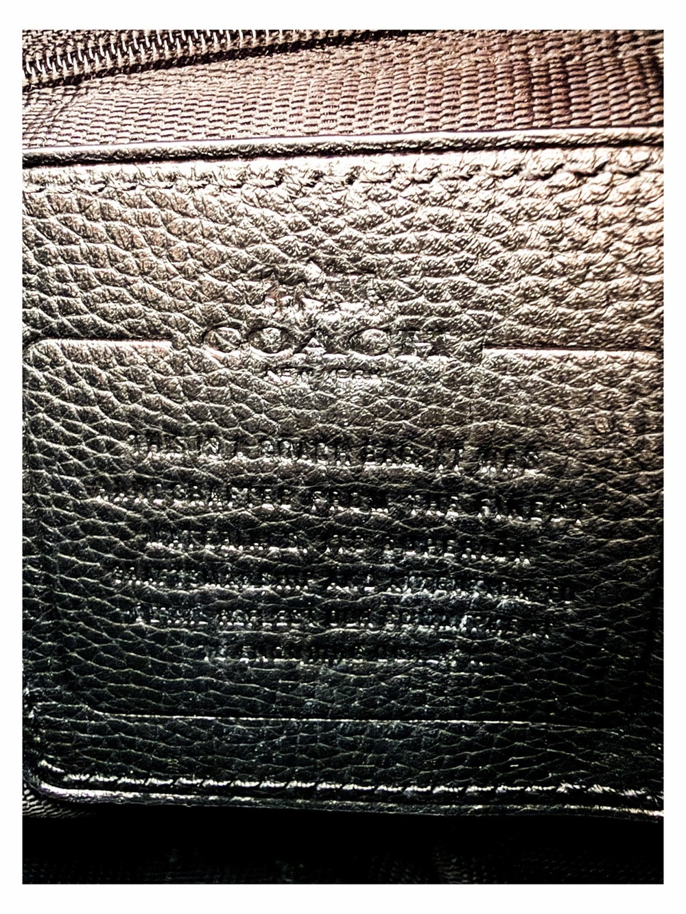 Coach Madison Phoebe Black Pebbled Leather Hobo Bag - Picture 13 of 13